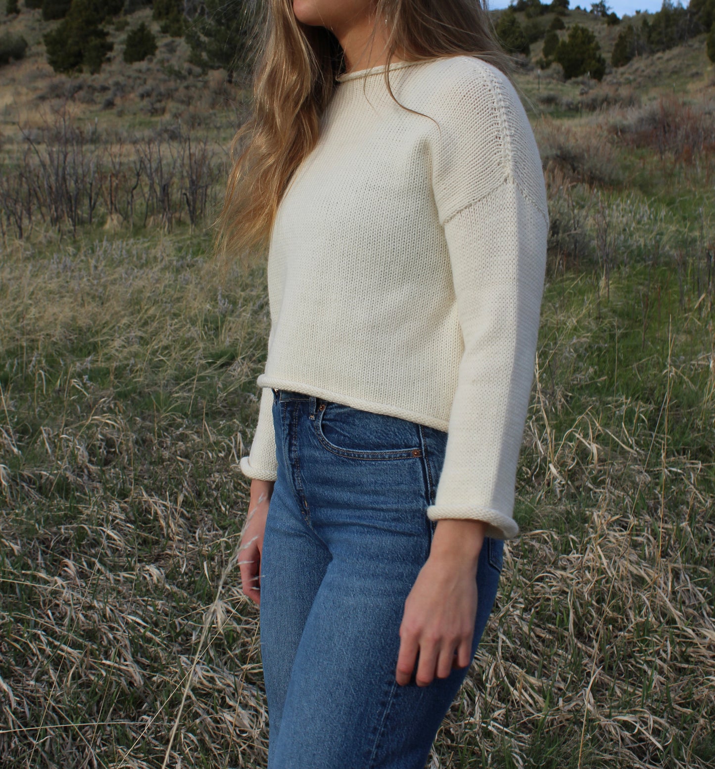 the Ivy Rolled Sweater Pattern