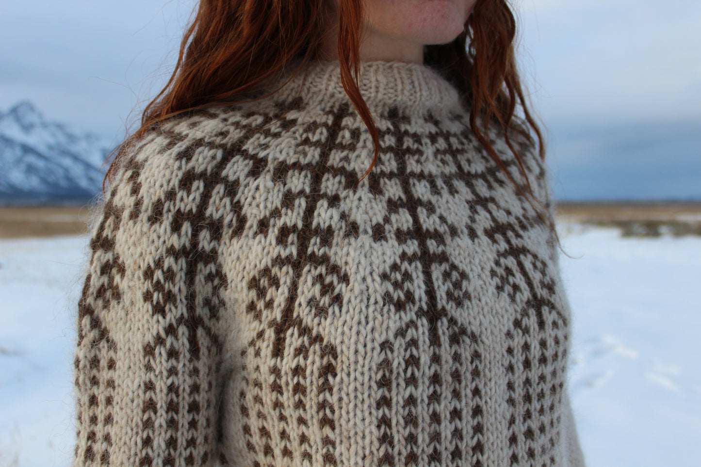 Icelandic Bison Sweater Knitting Kit