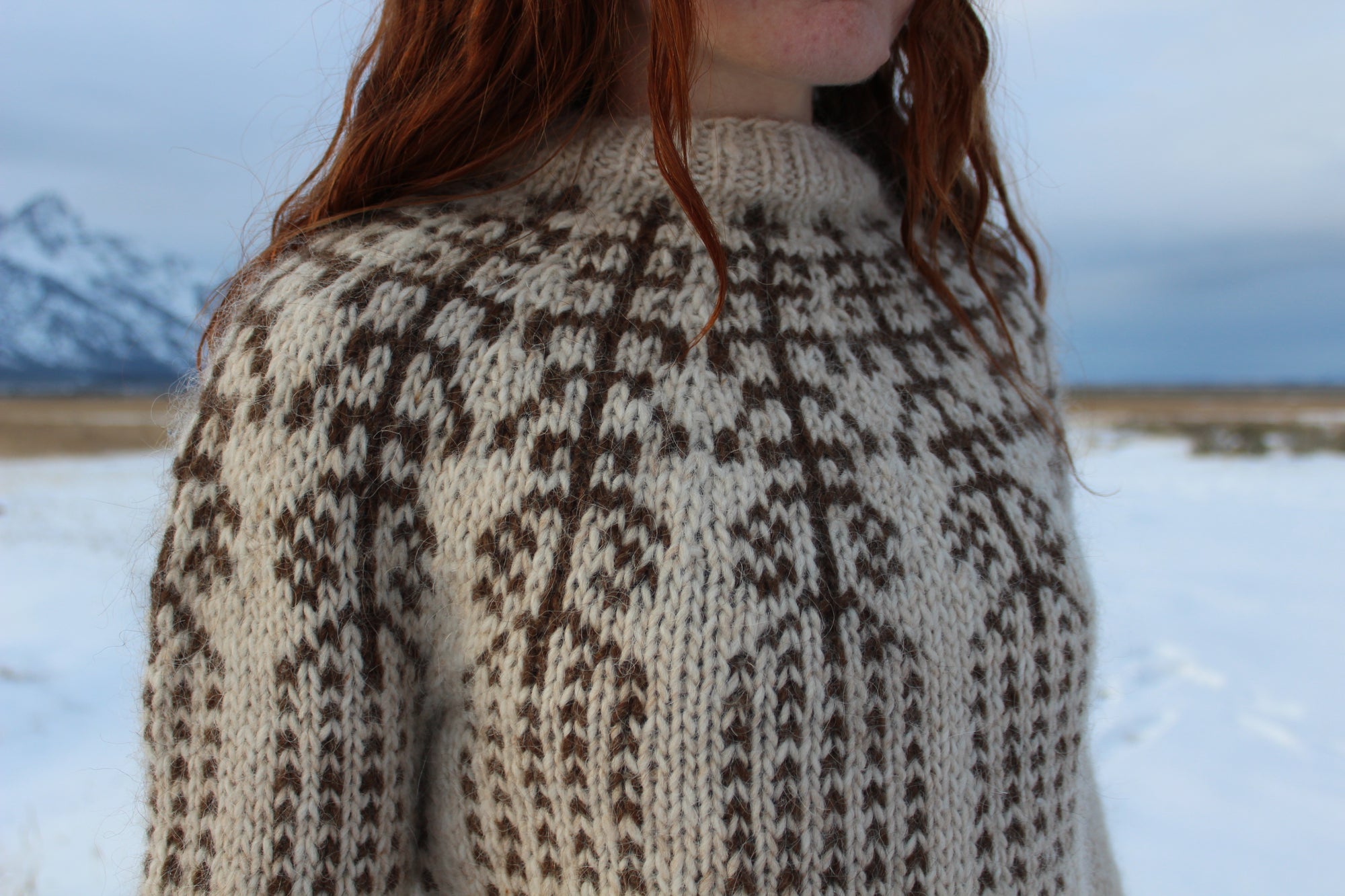 Icelandic Bison Sweater Knitting Kit
