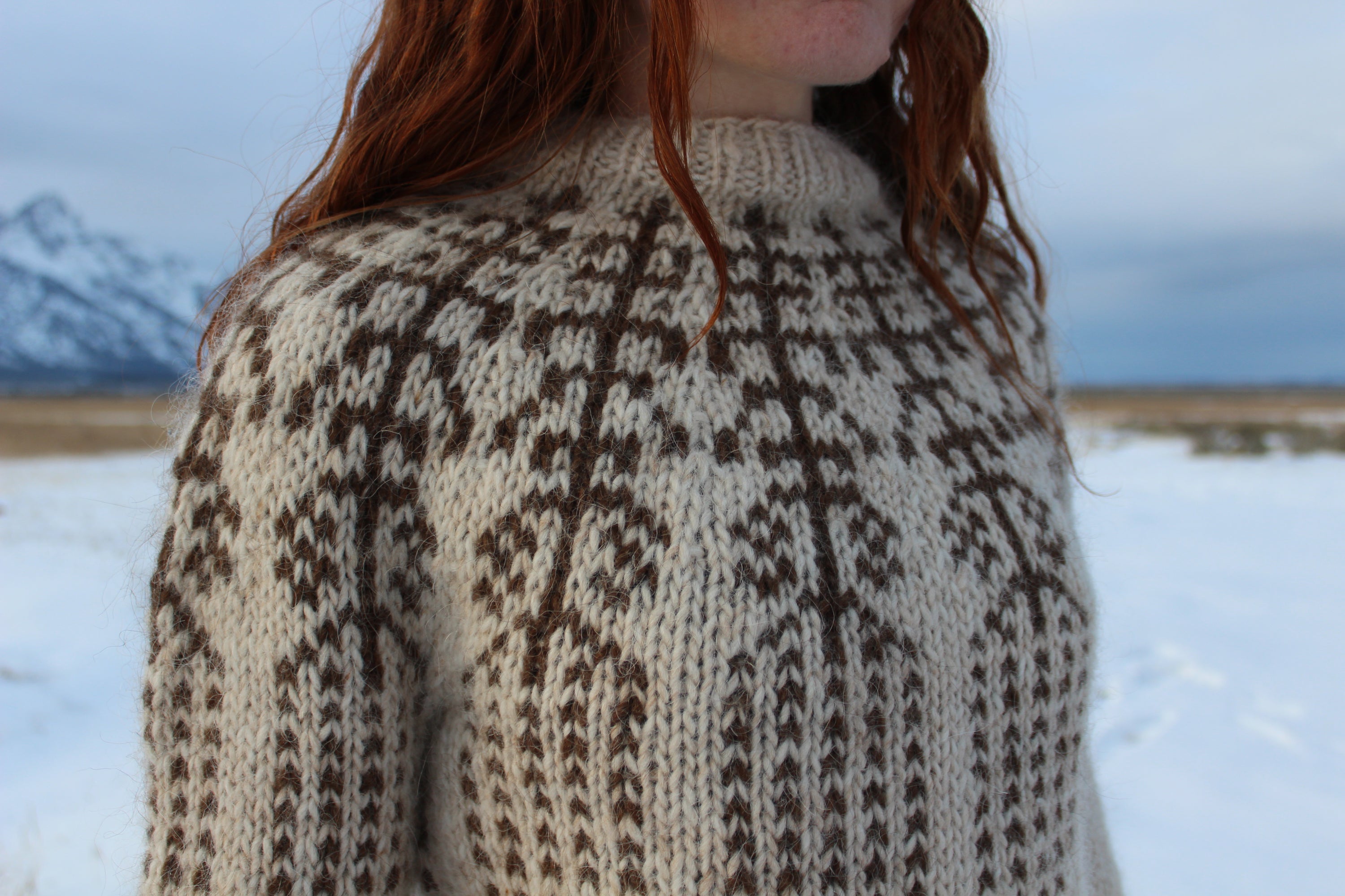 Icelandic Bison Sweater Knitting Kit