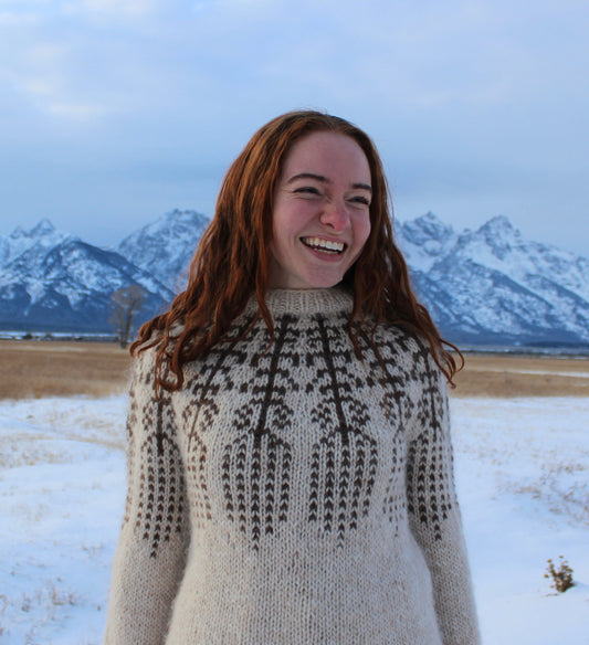 Icelandic Bison Sweater Knitting Kit