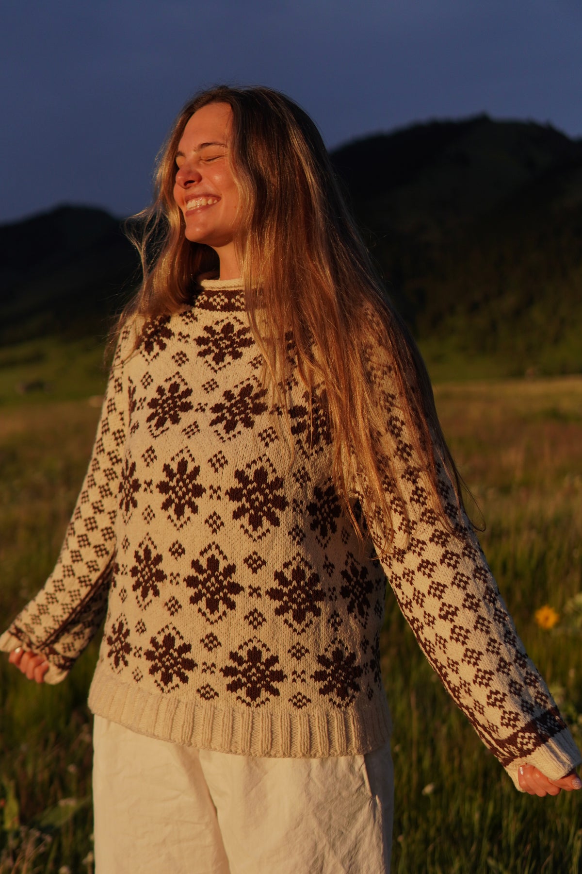 Balsamroot Sweater Pattern