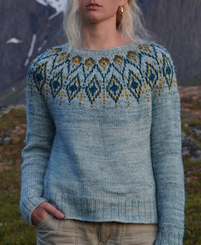 Waterfall Sweater Knitting Kit