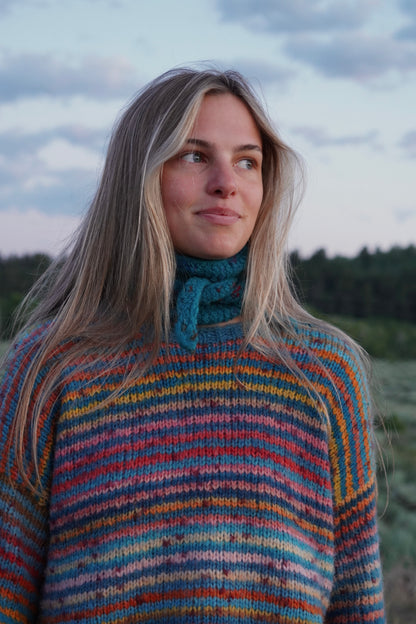 Kida Striped Sweater Knitting Kit