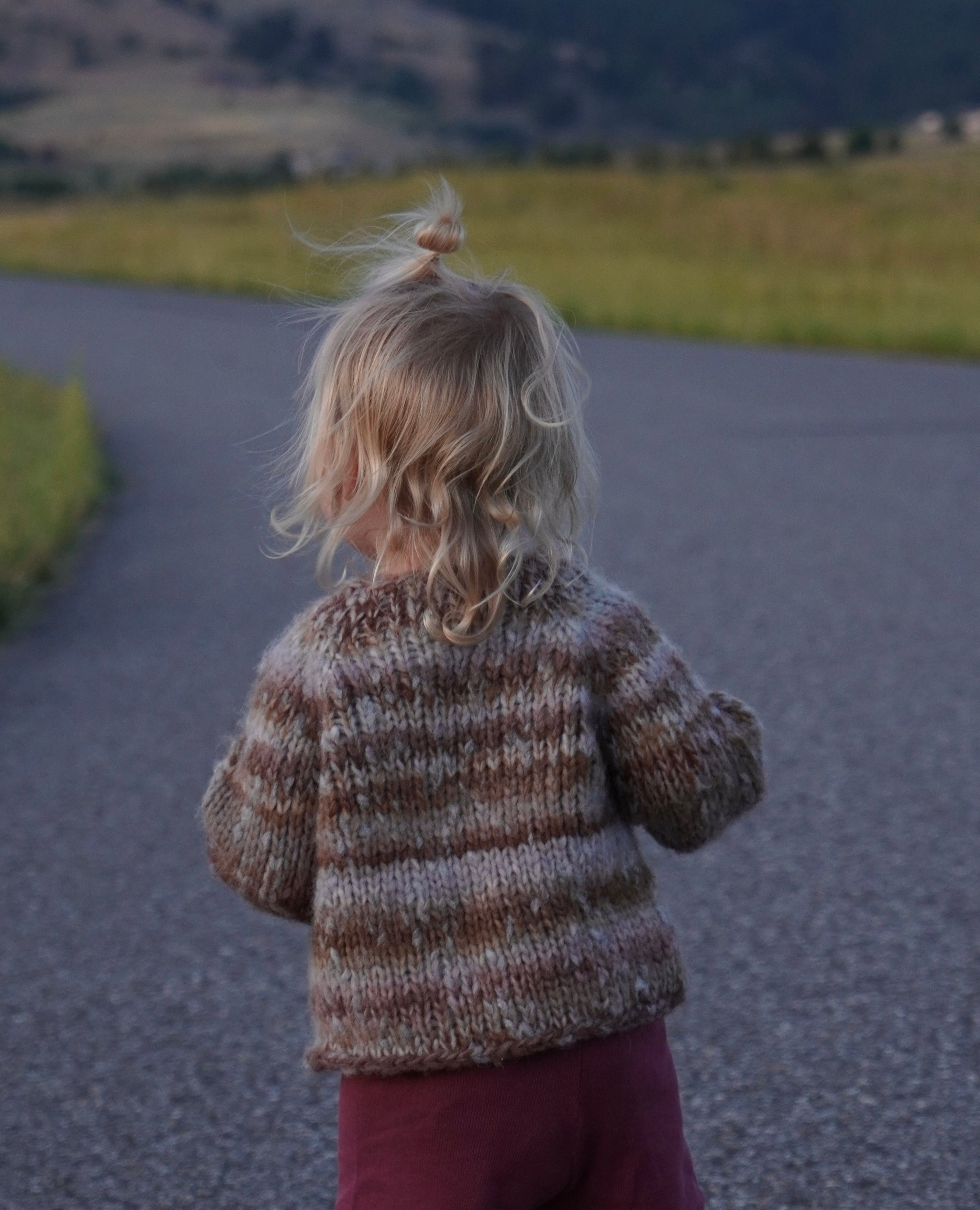 Glow Raglan Kids Sweater Pattern