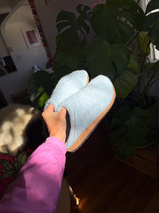 COMING SOON – Felted Clog Knitting Kit