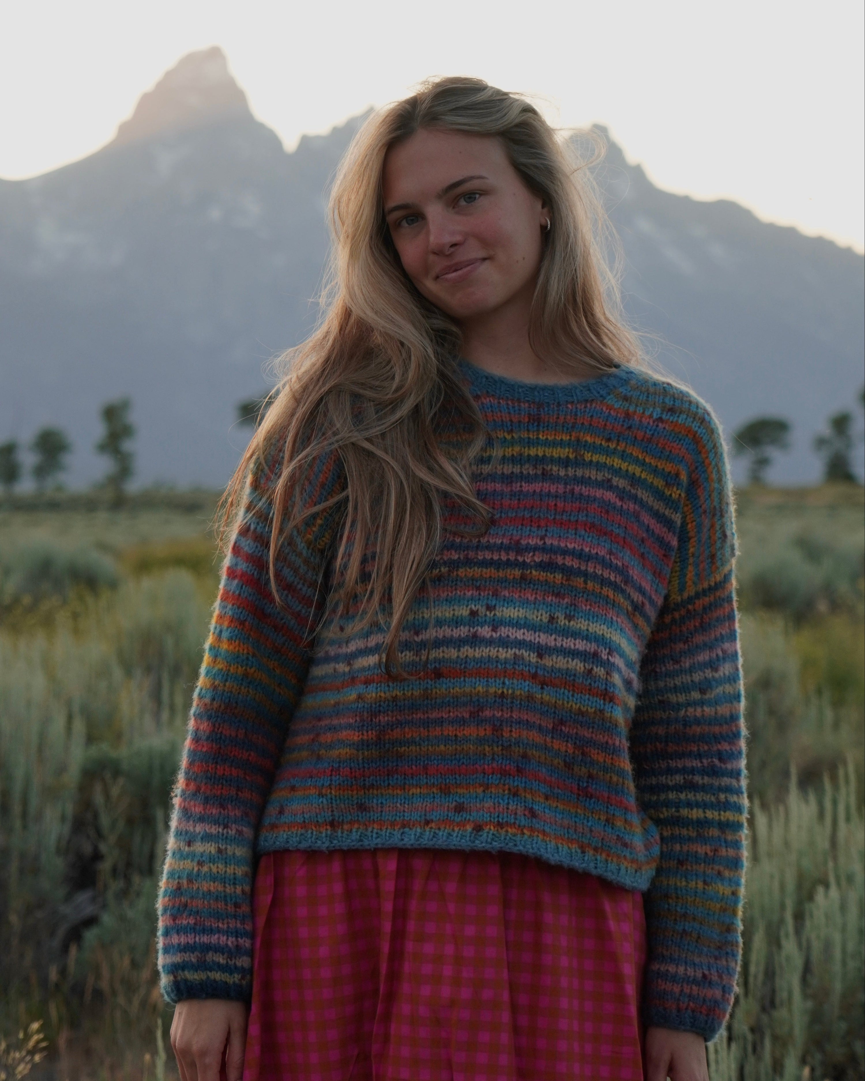 Kida Striped Sweater Knitting Kit