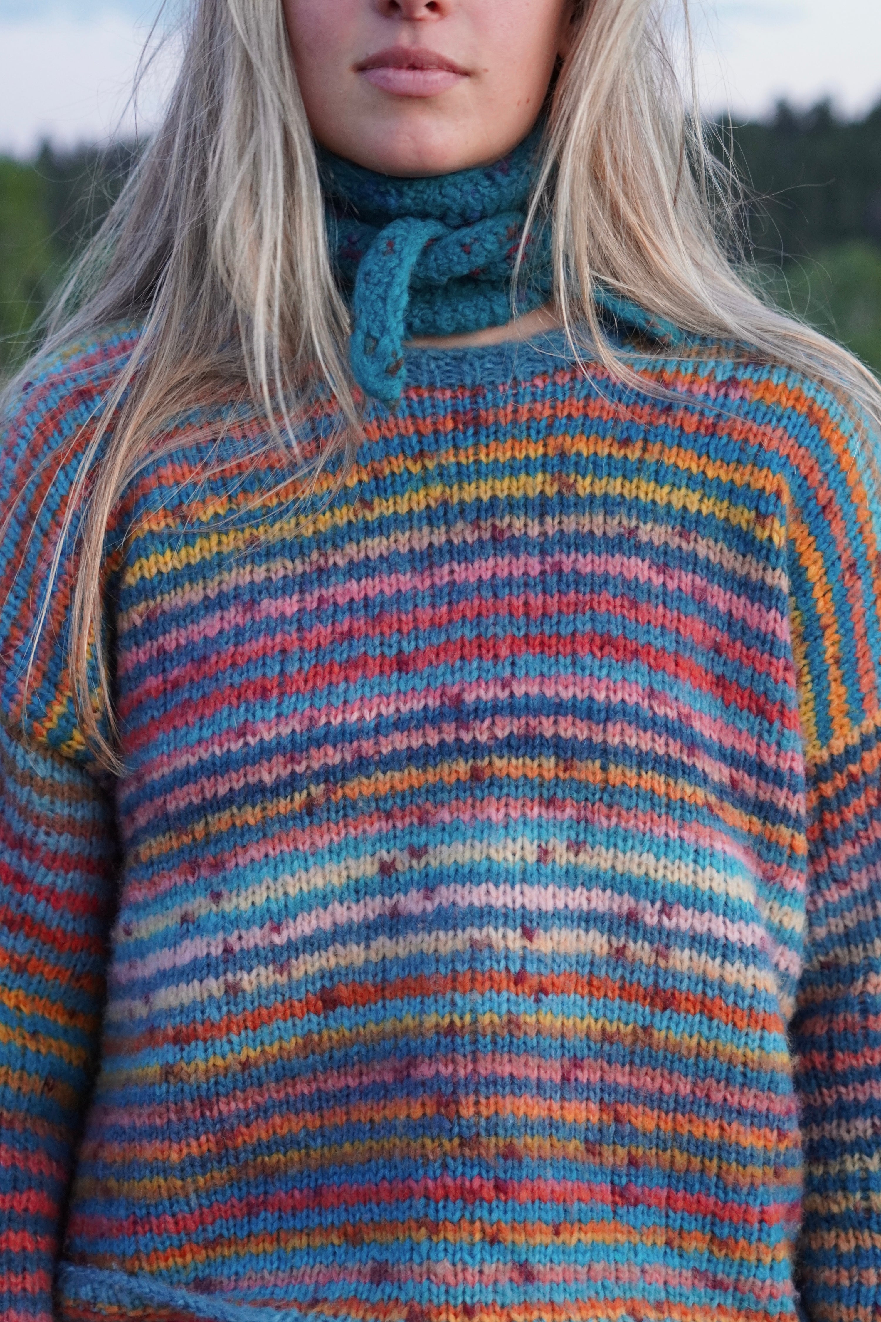 Kida Striped Sweater Knitting Kit