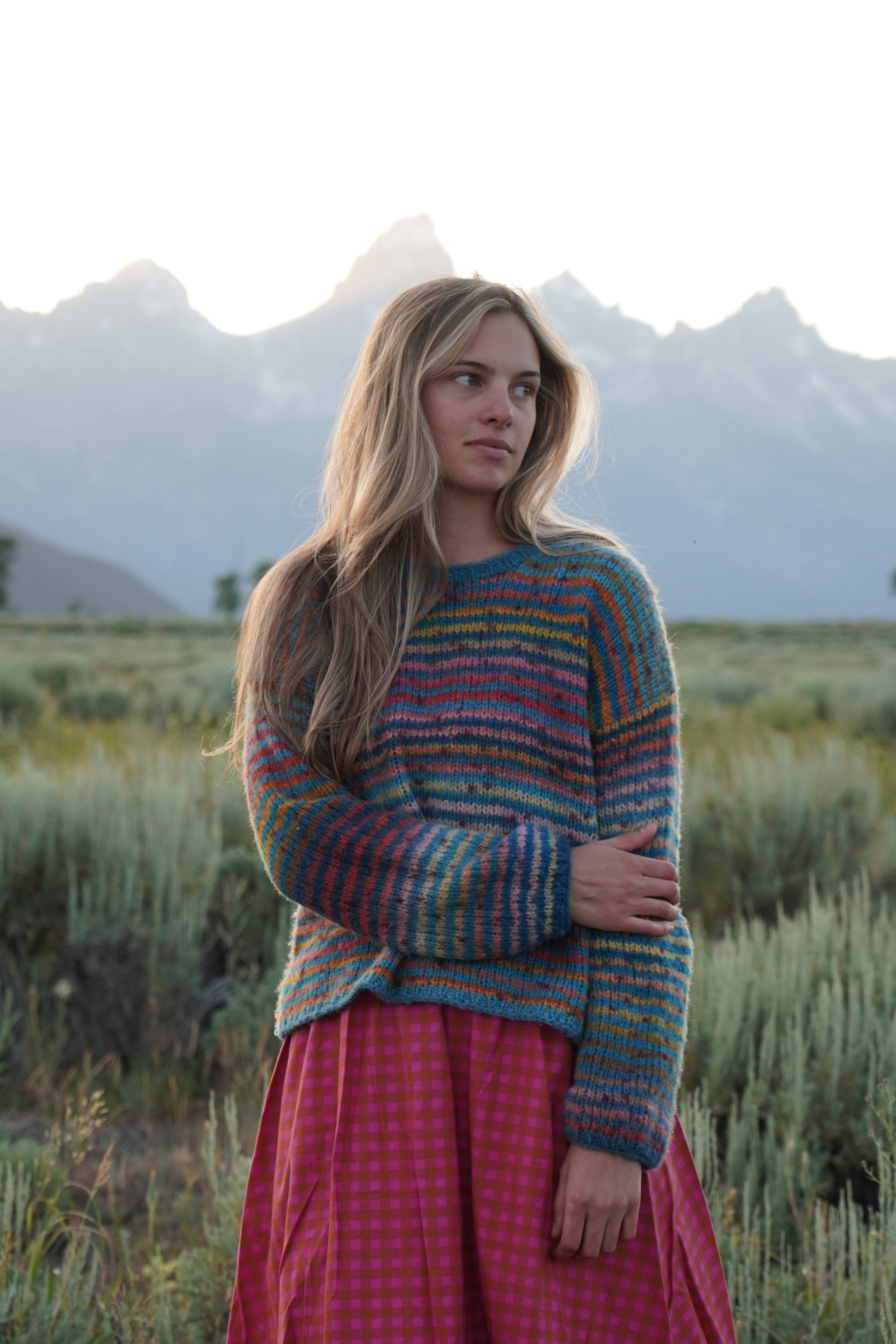 Kida Striped Sweater Knitting Kit