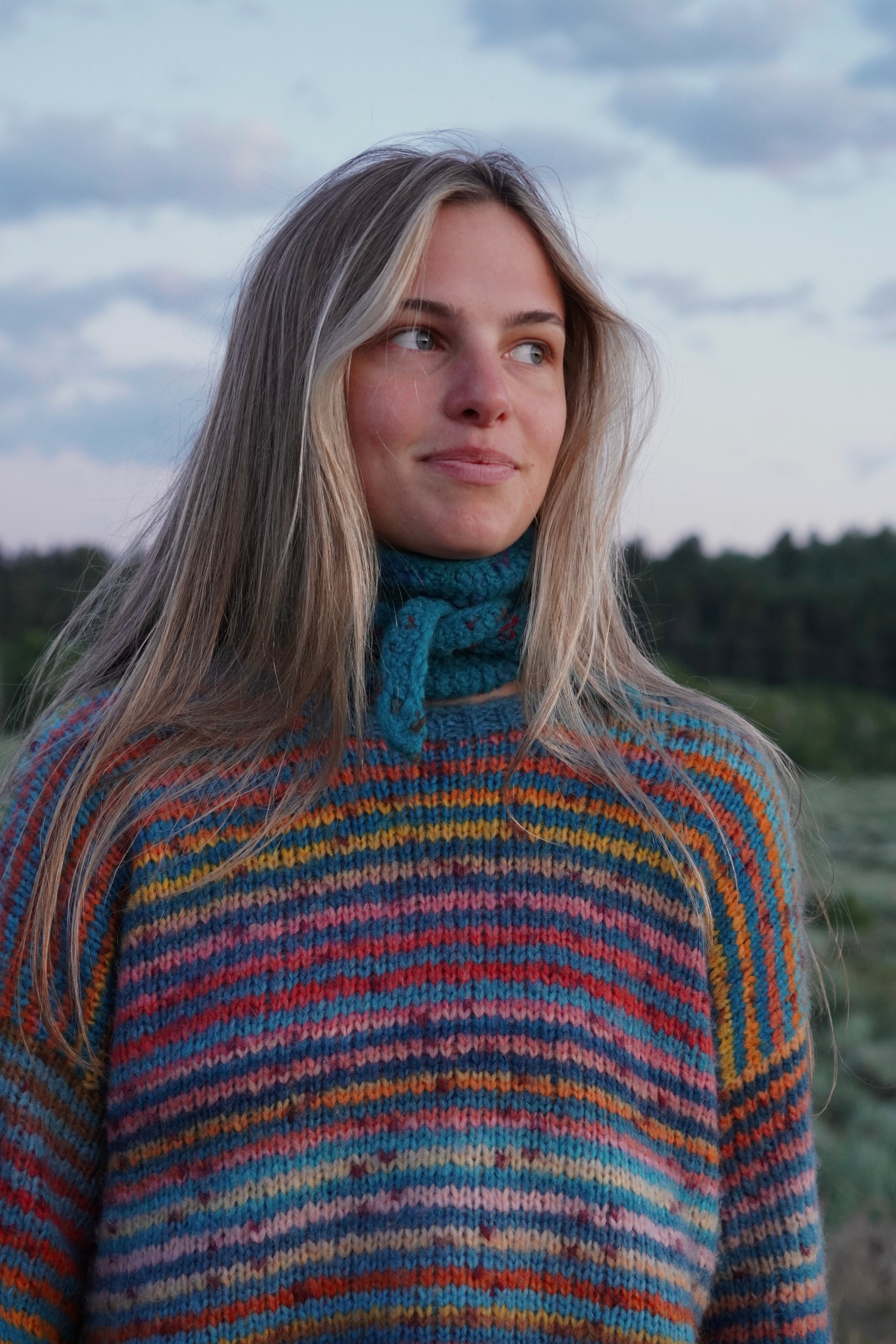 Kida Striped Sweater Knitting Kit