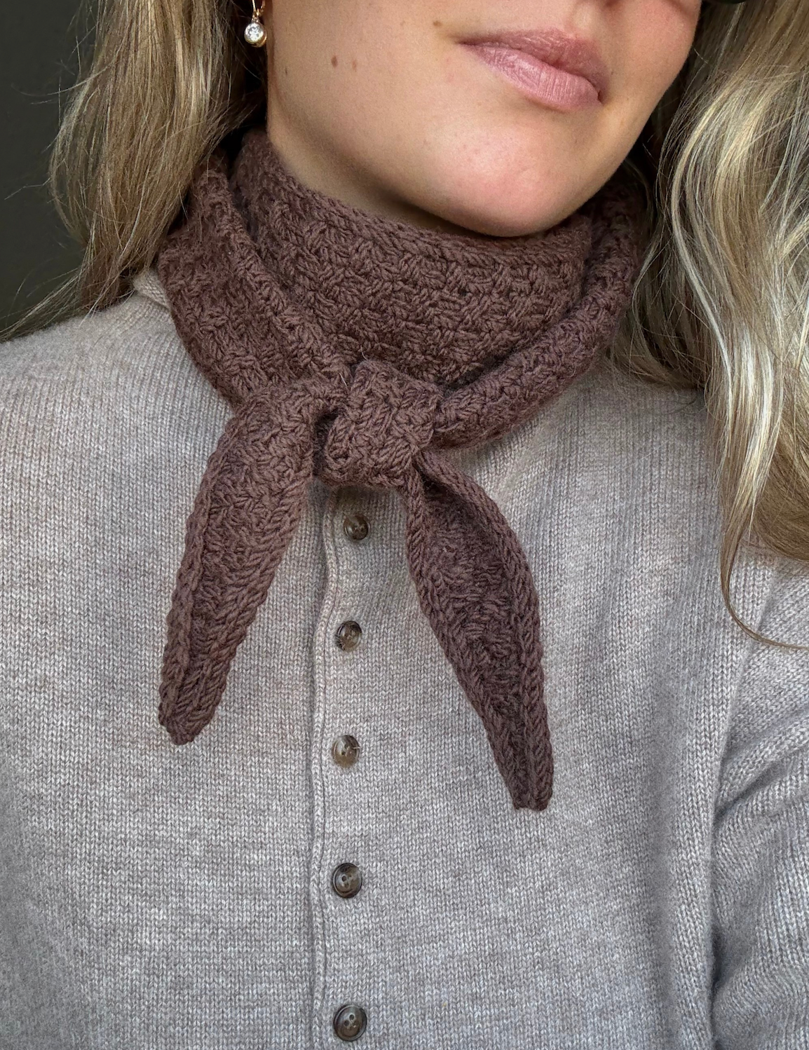 Sage Scarf Knitting Kit