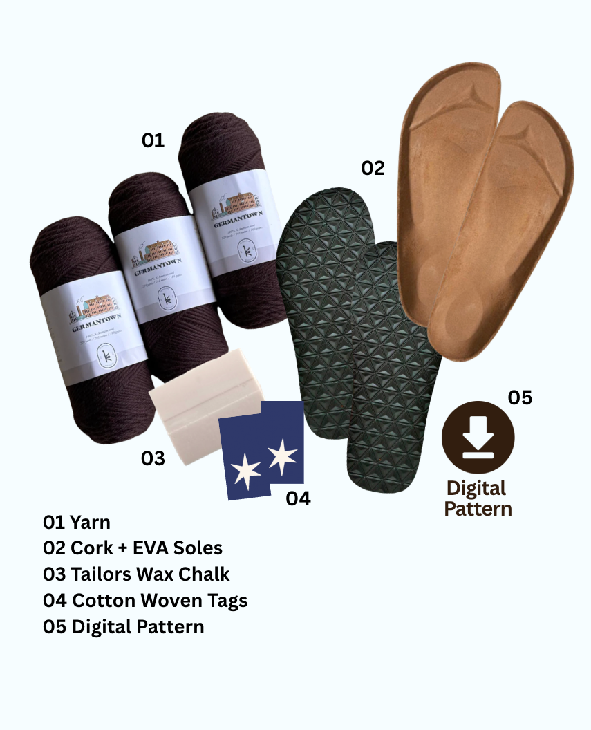 COMING SOON – Felted Clog Knitting Kit