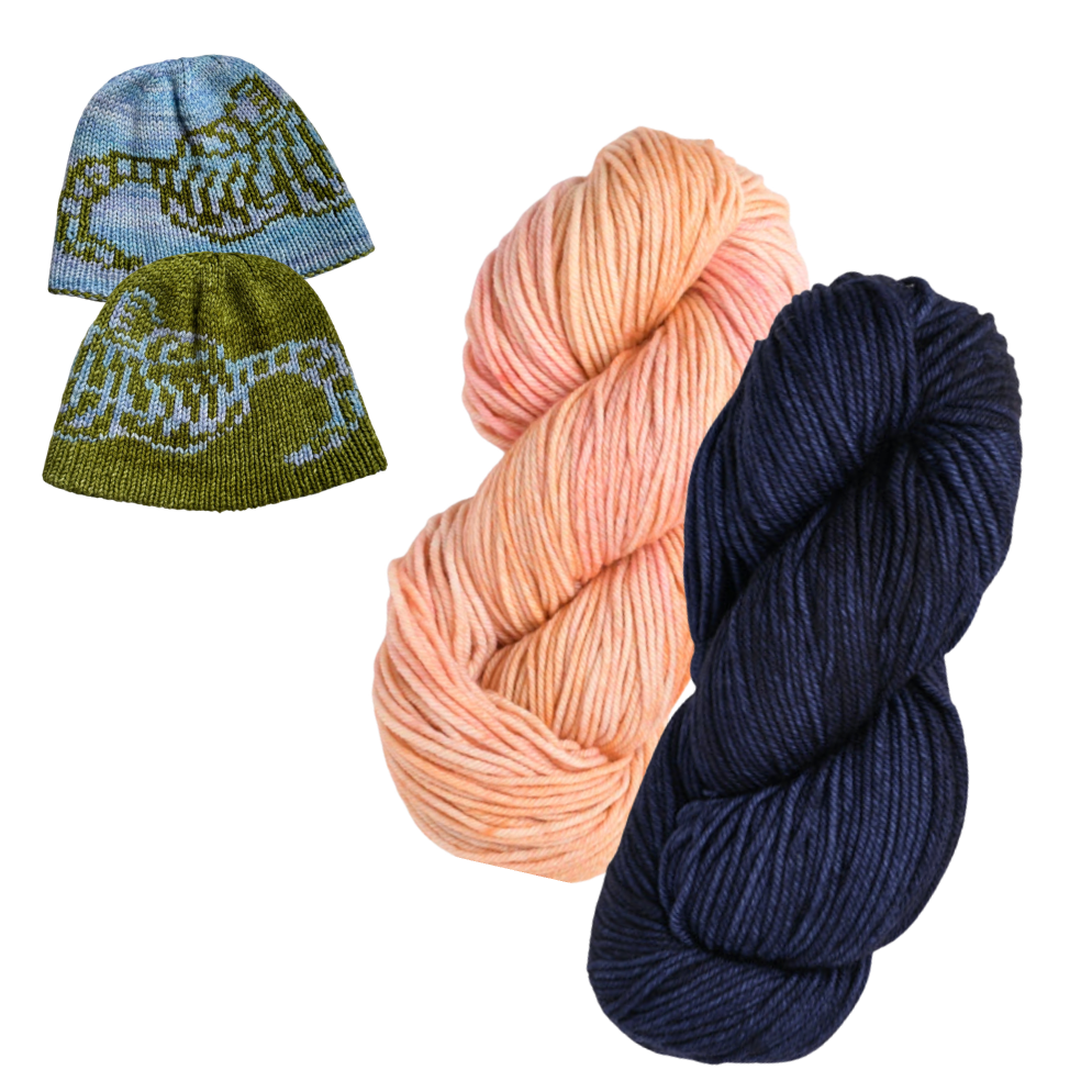 Tiger Toque Knitting Kit