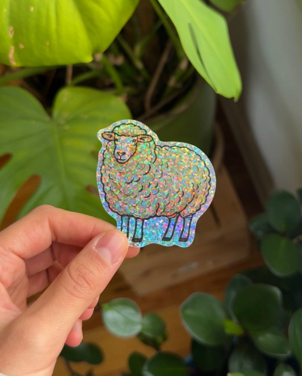 Sparkle Sheep Sticker
