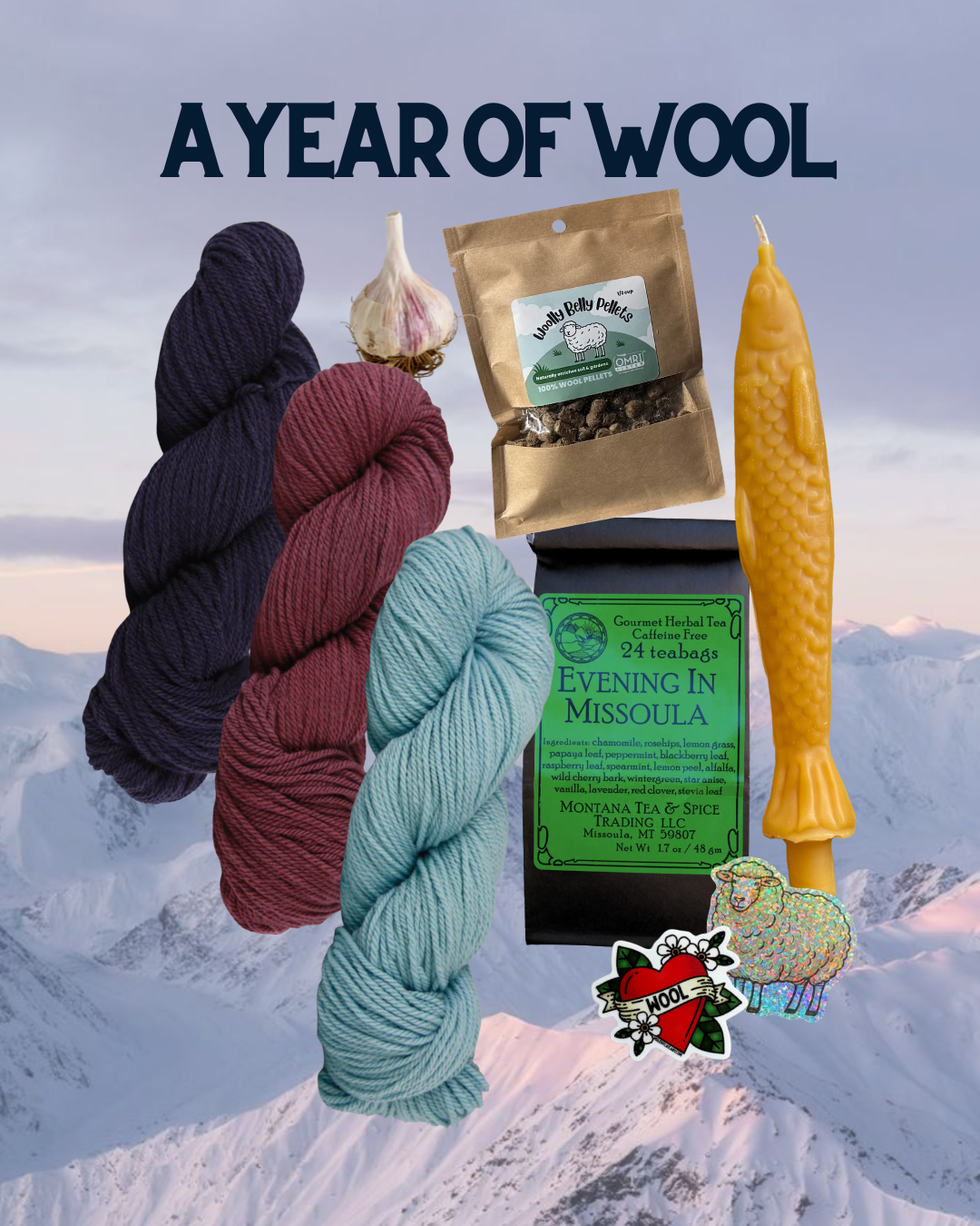A Year of Wool – Yarn Subscription Box